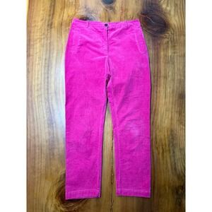 Hannoh Wessel Women's Pants 40 8 Velour Stretch Straight leg KK25